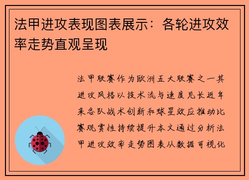 法甲进攻表现图表展示：各轮进攻效率走势直观呈现